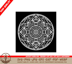 Celestial Star Mandala SVG Art Collection