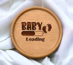 Baby Loading SVG - Cute Footprint Loading Bar Design SVG