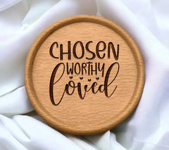 Christian Chosen Worthy Loved SVG Quote SVG