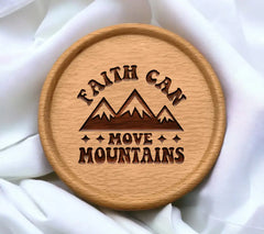 Faith Can Move Mountains SVG - Mountain Logo Design SVG
