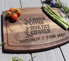 Known Loved Worthy Chosen Christian SVG Design SVG