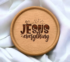 Jesus Is Everything Christian SVG Logo SVG