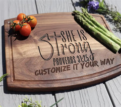 She Is Strong Christian SVG - Logo with Cross SVG