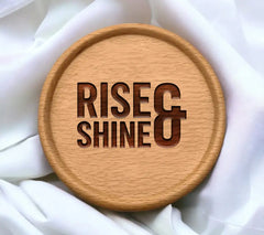 Rise & Shine Christian T-Shirt Design - Logo SVG SVG