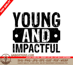 Young & Impactful SVG Design - Christian T-Shirt SVG