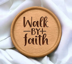 Walk By Faith SVG - Christian Design SVG