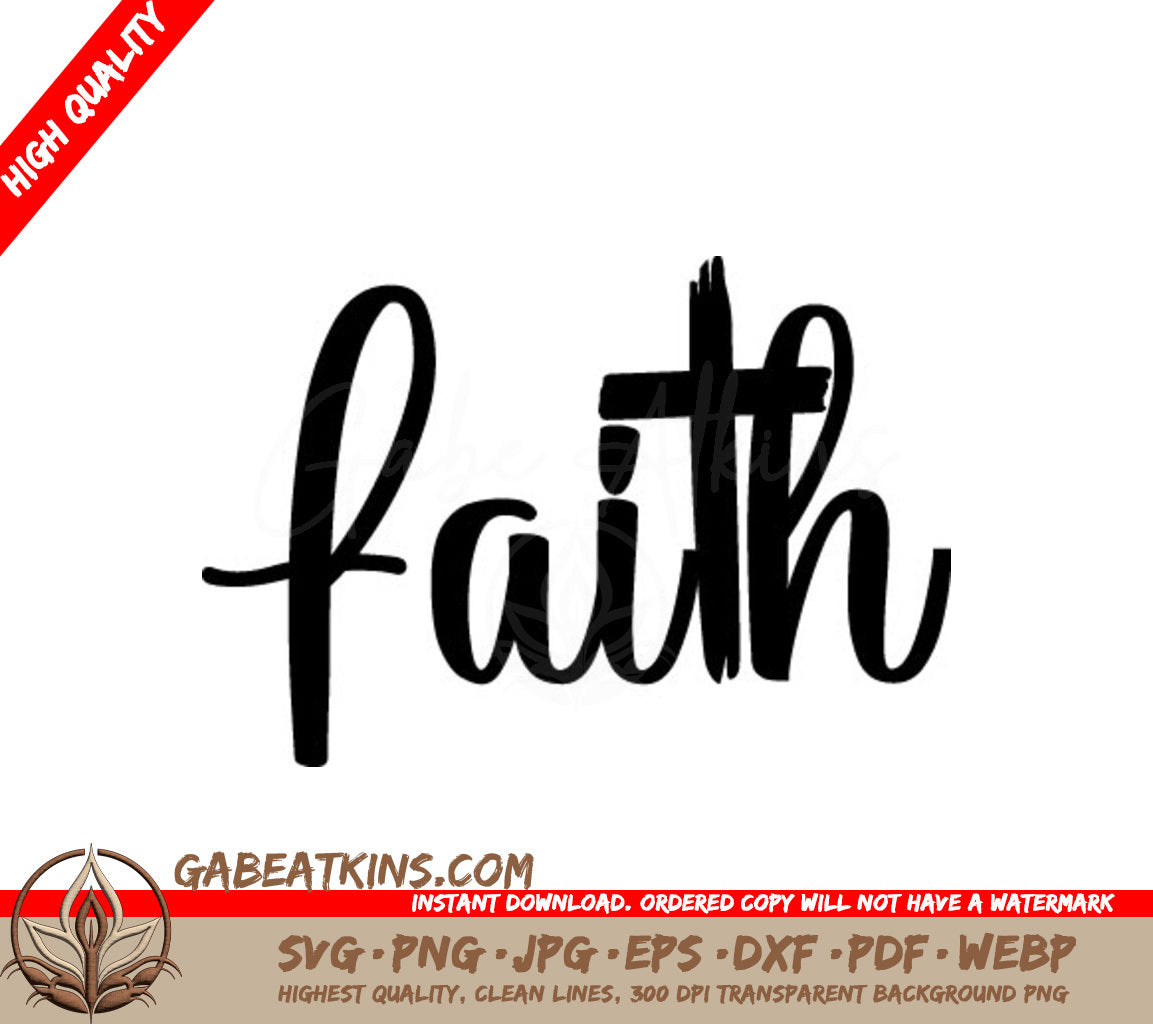 Faith SVG - Christian Design SVG