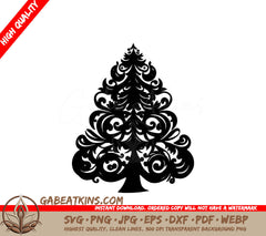 A Christmas Tree SVG - Christmas Tree SVG
