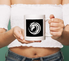 Circular Horse Head Logo Vector Brand Logo