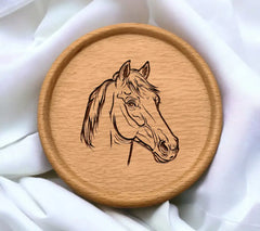 Coloring Book Vector Illustration Of Drawing Of Horse