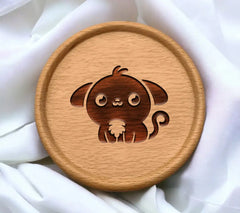 Dog & Cat with Big Eyes SVG Silhouette Bundle SVG