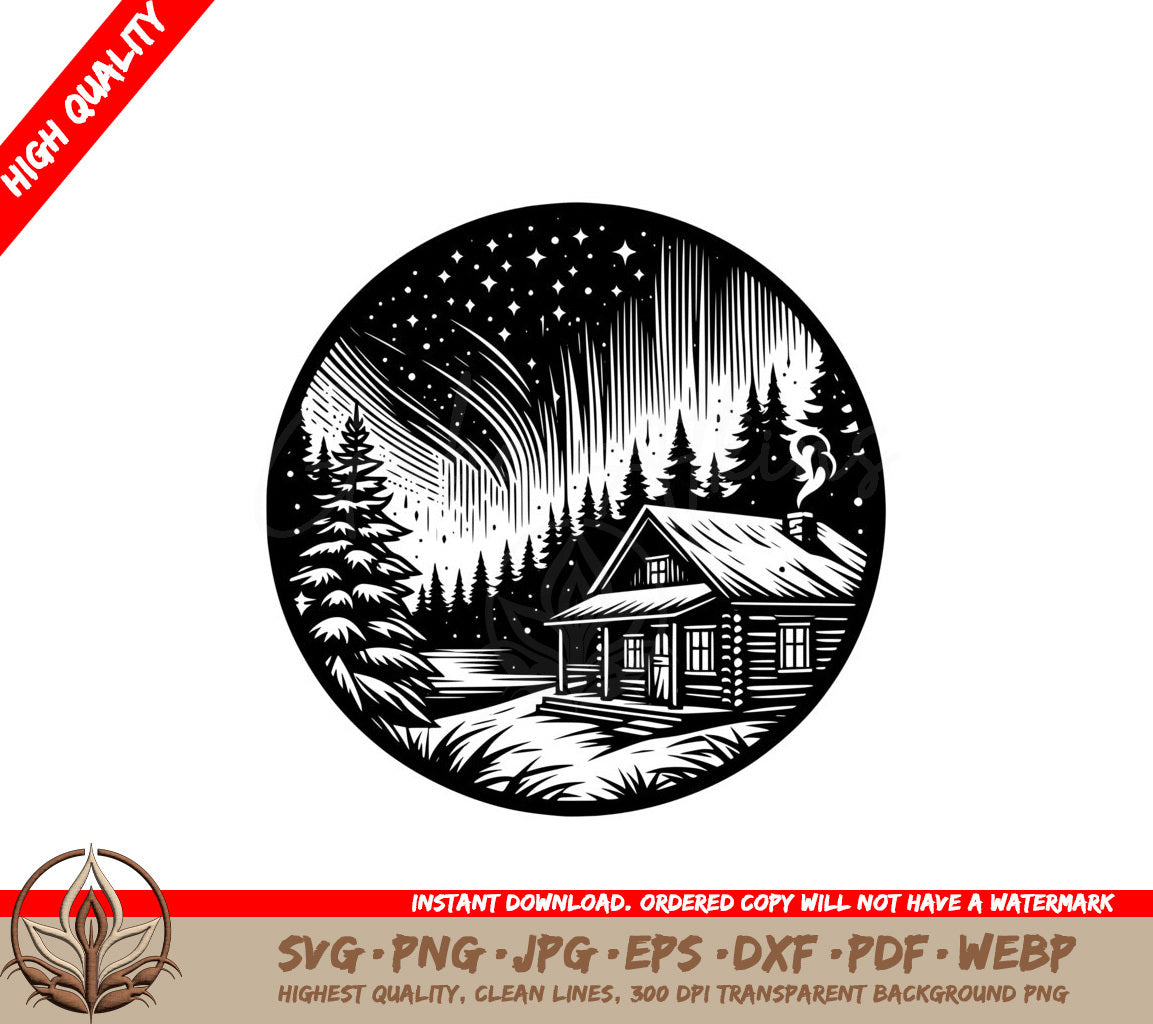 Cosmic Cabin Escape SVG