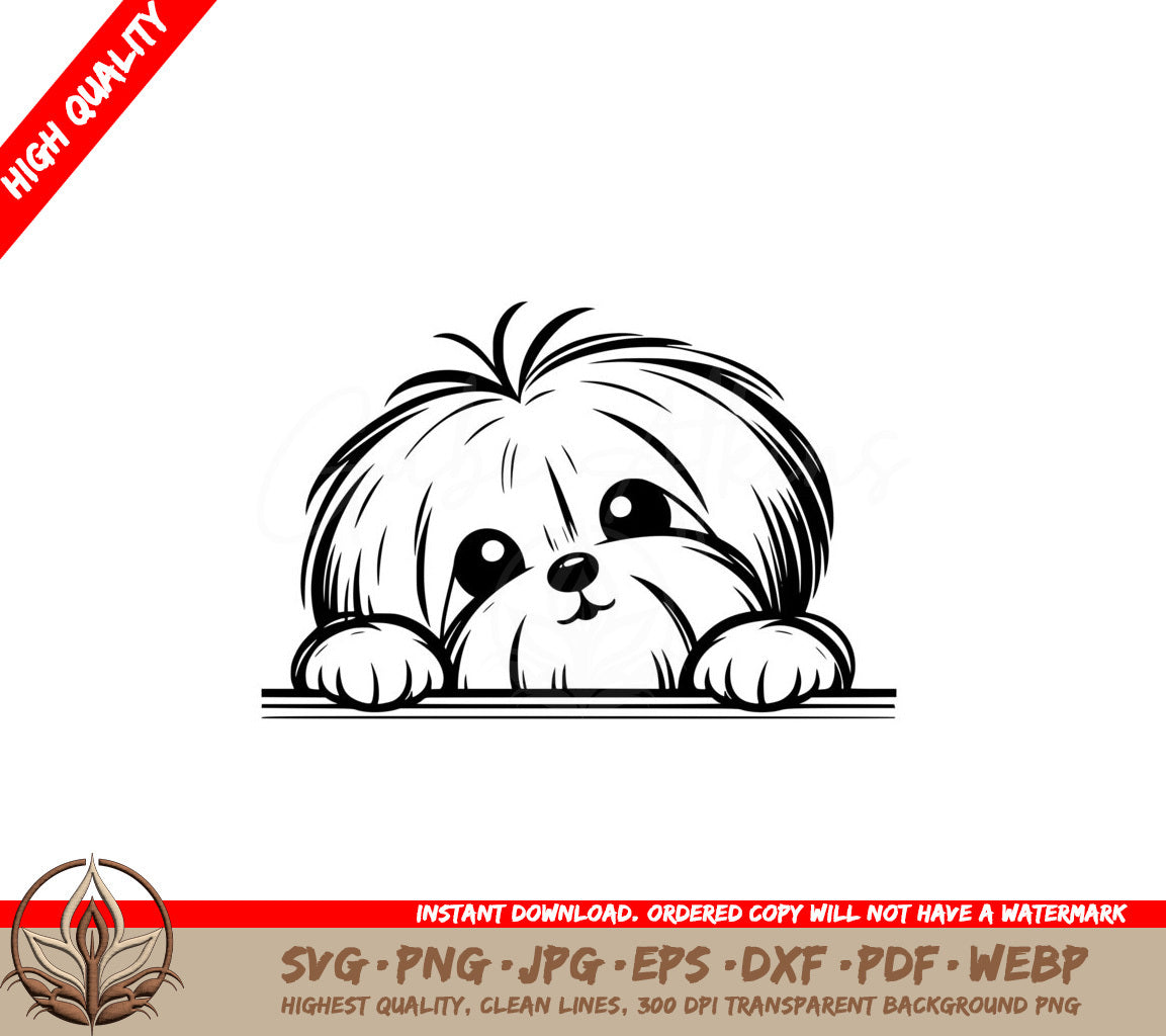 Cotons De Tulear Gaze SVG - Digital Product in Various Formats