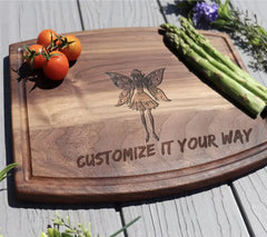 Fairy Silhouette with Butterfly Wings SVG SVG