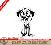 Creepy Mutated Dog SVG -  Eerie Creature Design SVG