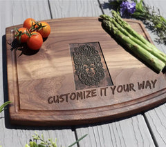 Crowned Woman Face SVG - Vector Outline Illustration SVG