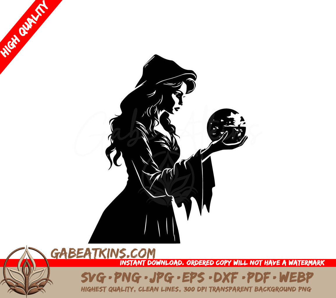 A Black And White Drawing Of A Woman Holding A Globe