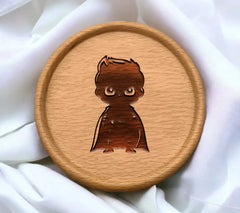 Boy Superhero Cape Silhouette SVG - Cuddle Cove SVG