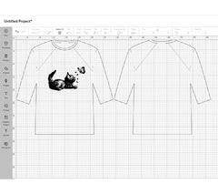 Curious Kitten Playing With Butterfly