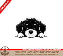 Curly Portuguese Waterdog SVG - Digital Product in Various Formats