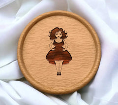 Curvy Couture Plus Size Woman in Black Dress SVG - Drawing SVG