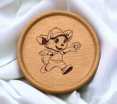 Cute Chihuahua Baseball Mascot SVG - Cartoon Character SVG