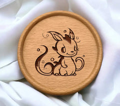 Cute Squirrel with Long Tail SVG Clipart SVG