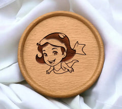 Cute Girl with Star Swimming Pool SVG SVG