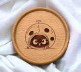 Cute  Ladybug SVG - Big Eyes Cartoon Vector Illustration SVG