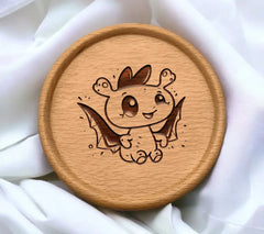 Cute Dragon with Wings SVG - Cartoon Vector Illustration SVG