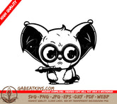 Cute Chihuahua with Glasses & Pen -  Cartoon SVG SVG