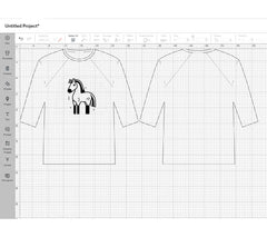 Cute Cartoon Horse Vector Illustration Isolated On A White Background