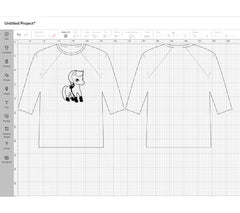 Cute Cartoon Horse Isolated On A White Background Vector Illustration