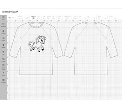 Cute Cartoon Pony Running Isolated On White Background Vector Illustration