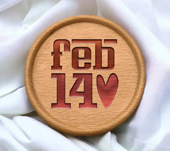 Valentines Day Red & Pink Heart SVG Design SVG