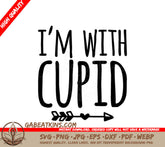 Im With Cupid - SVG Design SVG