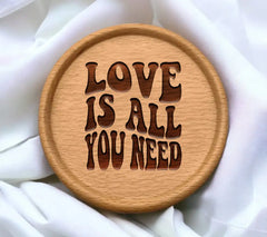 Love Is All You Need SVG - Day Design - Printable Poster SVG