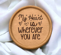 My Heart Is Wherever You Are - SVG Cut File for Day Design SVG