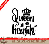 Queen of All Hearts SVG - Design SVG