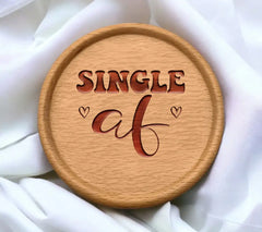 Single AF Red Sign SVG Cut File SVG