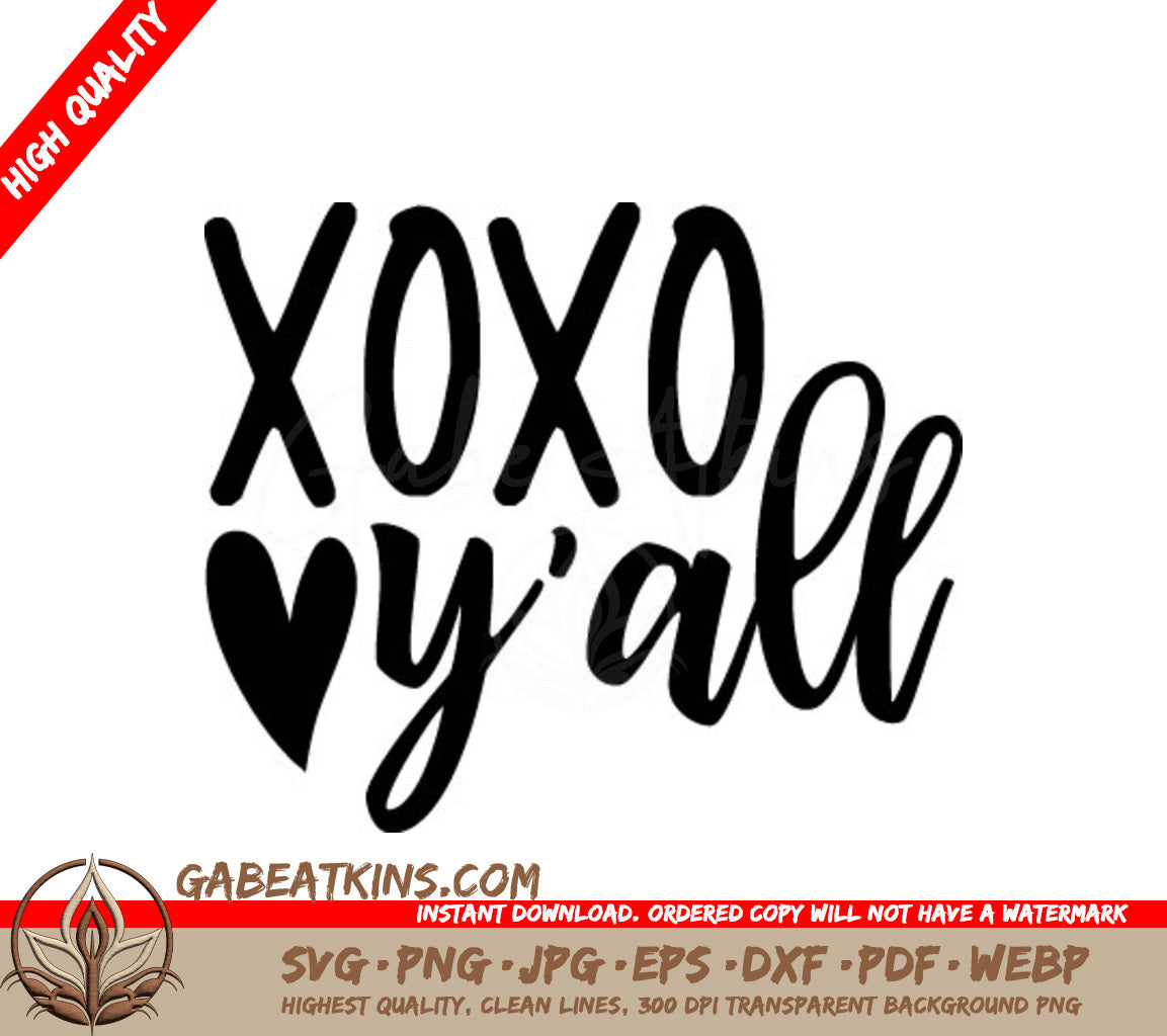 XOXO My All SVG Design - Sign SVG