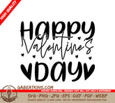 Happy Valentines Day SVG Cut File SVG