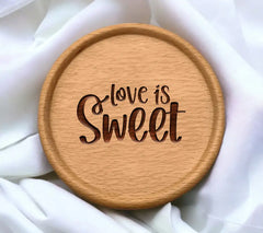 Love Is Sweet SVG Design for Valentines Day SVG