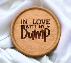 In Love With My Bump - SVG T-Shirt Design SVG