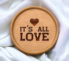 Its All Love - SVG T-Shirt Design SVG