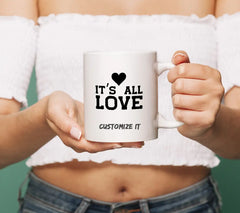 Its All Love - SVG T-Shirt Design SVG
