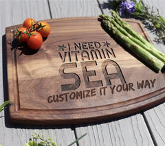 I Need Vitamin Sea SVG Design for T-Shirts SVG