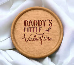 Daddys Little Valentine SVG Design - T-Shirt Cut File SVG