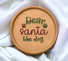 Dear Santa The Dog SVG Cut File SVG