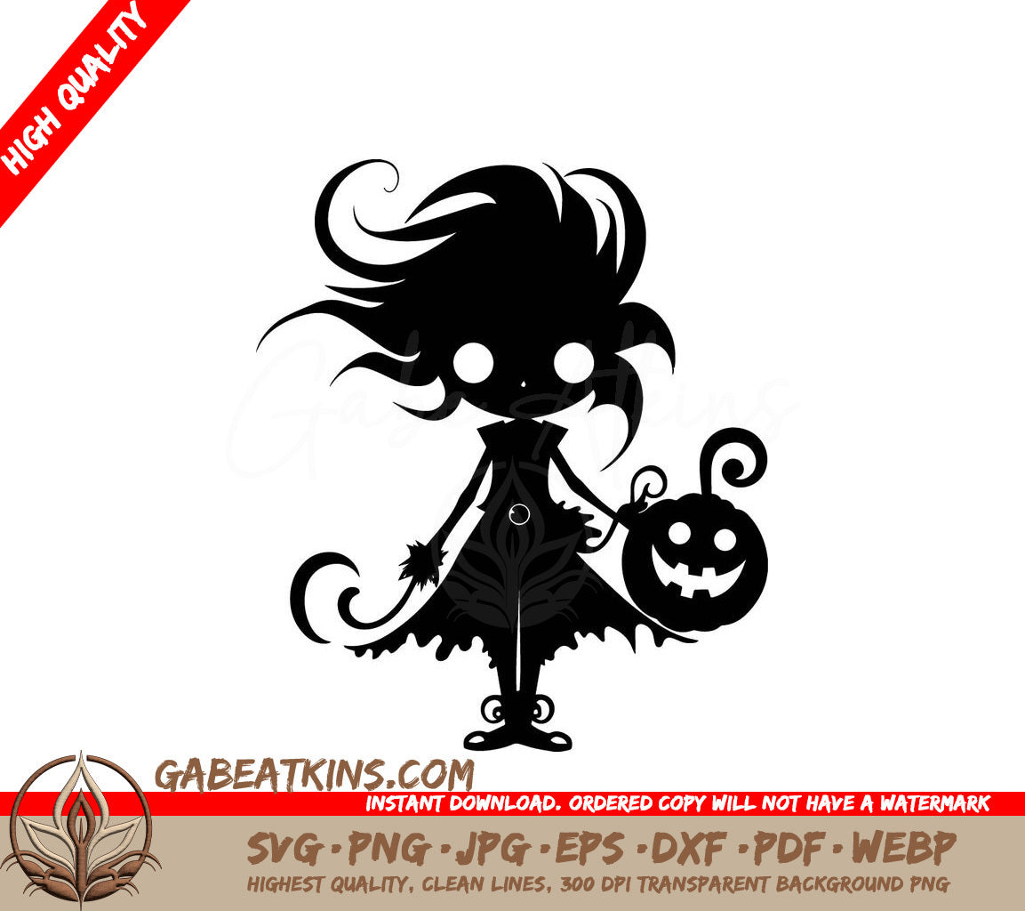 Cowboy Gunfighter Holding Pumpkin SVG - Western Design SVG